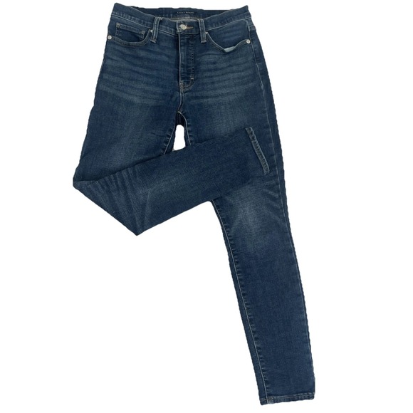Lucky Brand Women's Bridgette‎ Hi Rise Skinny Blue Jeans 8/29 Ankle STRETCH EUC - Picture 1 of 7